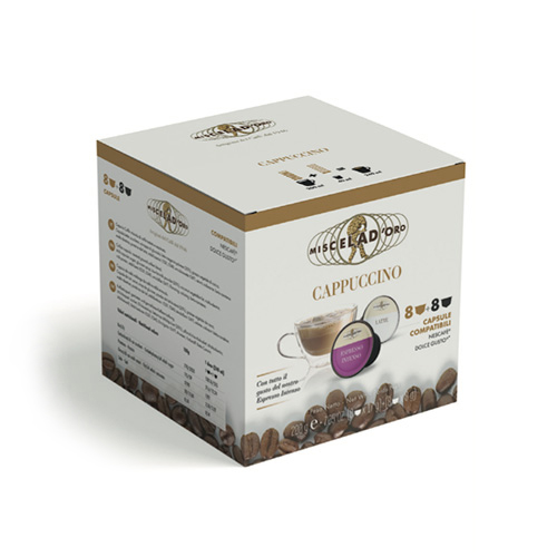 Cappuccino - 16 capsule compatibili Dolce Gusto* - Miscela d'Oro