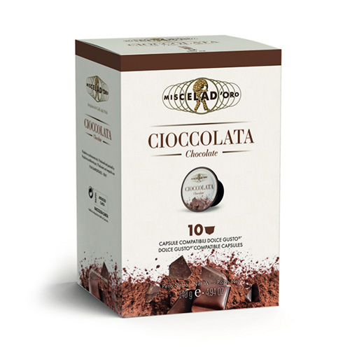 Cioccolata - 10 capsule compatibili Dolce Gusto* - Miscela d'Oro