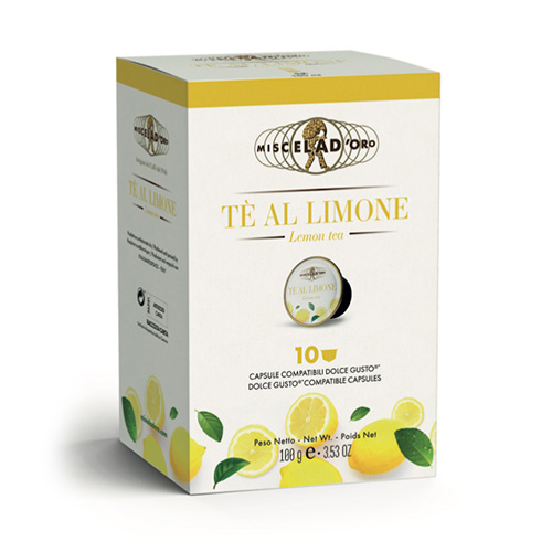 Tè al limone - 10 capsule compatibili Dolce Gusto* - Miscela d'Oro