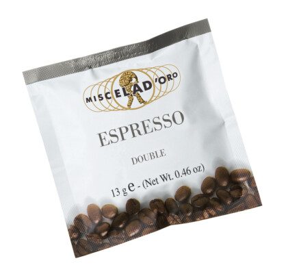 Double serving espresso pods